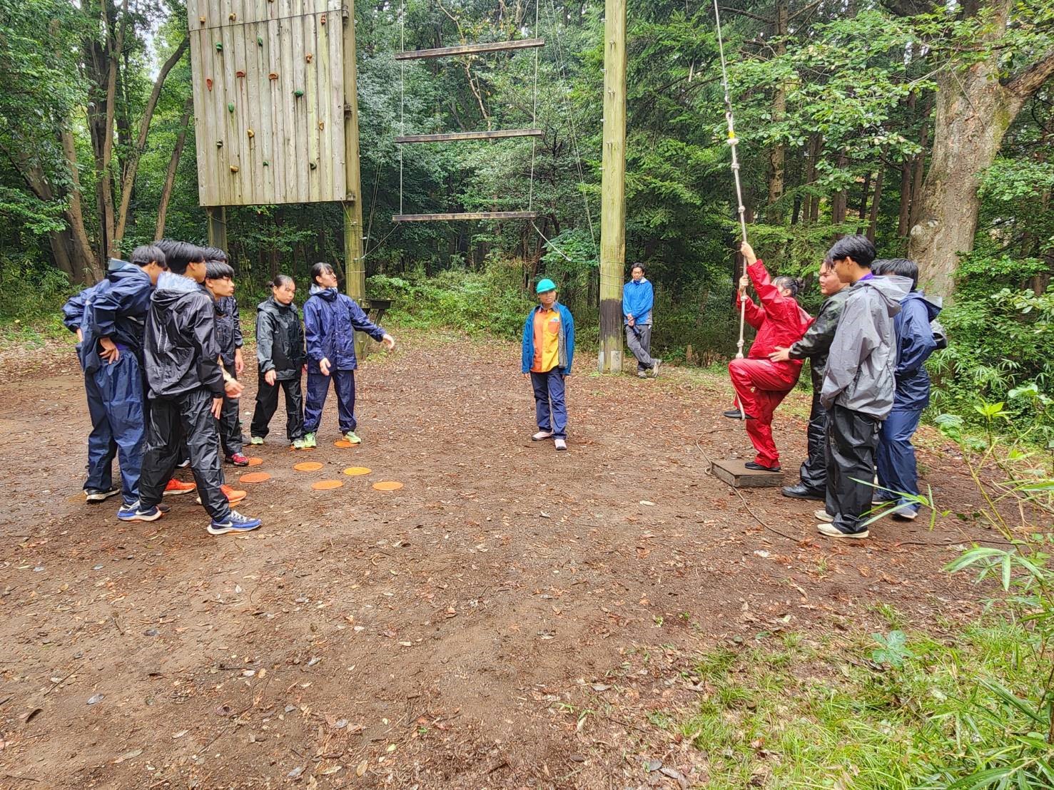 1023キャンプ実習　ハイエレメント